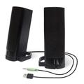 USB Powered Computer Speakers Sound Bar - 3.5mm Aux-in Connection Perfect for Desktop Monitor PC Laptop and Tablets Soundbar HiFi Stereo
