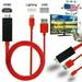 HDMI HDTV TV Cable Adapter HDMI Mirroring Cable Phone to TV HDTV Adapter for iPhone11 12 13 14 Pro Max X/XS Max/7/8 Plus/iPad USA