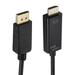 DP to HDMI Male to Male Display Port Cable Cord Adapter Converter