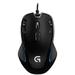 New Logitech Grip Wired Mouse Computer Mac Optical Gaming G300 Black Blue - Preowned