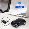 HERESOM Wireless Gaming Mouse 2.4GHz 1200DPI Car-Shape Wireless Optical Mouse USB Scroll Mice for PC Tablet Laptop Computer