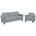 Winston Porter Living Room Furniture Chair & 3-Seat Sofa Linen in Gray | Wayfair Living Room Sets 29B71C9BEB4F4AE59CC4AA5D9929A6FF