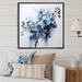 Winston Porter Orchid Blossoms In Delicate Abstraction On Canvas Print Canvas, Cotton in Blue | 30 H x 30 W x 1 D in | Wayfair