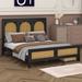 Bay Isle Home™ Ophelia Full Size Wood Storage Platform Bed w/ 2 Drawers Wood in Black | 45.7 H x 56.4 W x 80.7 D in | Wayfair