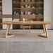 Latitude Run® Claristine 2 Desk & Chair Set Office Set Wood in Brown/Green | 29.53 H x 70.87 W x 31.5 D in | Wayfair