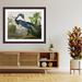 Amanti Art Louisiana Heron by John James Audubon Solid Wood Custom Framed Wall Art Print Paper in Gray/Green | 44 H x 52 W x 1 D in | Wayfair