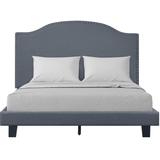 Madison Platform Bed by Camden Isle in Gray (Size KING)