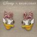 Disney Jewelry | Daisey Duck Disney Character Stud Earrings By Baublebar | Color: Pink/White/Yellow | Size: Os