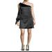 Rebecca Minkoff Dresses | Bn Rebecca Minkoff Nash One Shoulder Satin Dress 4 | Color: Black | Size: 4