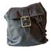 Coach Bags | Distressed Vintage Coach Black Leather Drawstring Backpack Bag Pack (E) | Color: Black | Size: Os