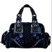 Coach Bags | Coach Soho Midnight Blue Tweed & Suede Leather Sequin East West Satchel 10071 | Color: Blue | Size: 12 X 7
