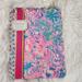 Lilly Pulitzer Office | Lilly Pulitzer Multicolor Flower Design Pocket Lined Mini Notebook | Color: Blue/Pink | Size: Os