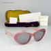 Gucci Accessories | New Gucci Gg1170s 004 Pink Grey Cat Eye Women Sunglasses Gg 1170s | Color: Gray/Pink | Size: 54x19x145