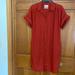 J. Crew Dresses | J Crew Euc Relaxed Linen Shirt Dress W Pockets! | Color: Orange/Red | Size: S