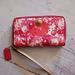 Coach Bags | Coach Peyton Multicolored Floral East West Universal Wallet | Color: Pink/Red | Size: Os