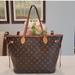 Louis Vuitton Bags | Authentic Louis Vuitton Neverfull Mm Bag | Color: Brown | Size: Mm