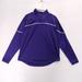 Adidas Tops | Adidas Womens Purple 1/4 Snap Lightweight Pullover Performance Shirt Sweater Lrg | Color: Purple | Size: L