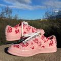 Converse Shoes | Converse One Star Bubblegum Pink Floral Sneakers | Color: Pink/Red | Size: 7