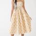 J. Crew Dresses | Jcrew Tie Back Dress | Color: White/Yellow | Size: 00