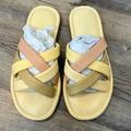 Madewell Shoes | Madewell Leeandra Slide Sandal Size 7 1/2 | Color: Tan | Size: 7.5