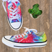 Converse Shoes | Converse Women's Rainow Tie Dye Sneaker Low Chuck Taylor Size | Color: Pink/Yellow | Size: 7