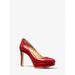 Michael Kors Shoes | Michael Michael Kors Chantal Faux Patent Leather Platform Pump 6 Crimson New | Color: Red | Size: 6