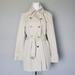 Michael Kors Jackets & Coats | Michael Kors Double-Breasted Trench Coat Cream/Tan Silver Buttons Womens Small | Color: Cream/Tan | Size: S