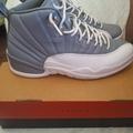 Nike Shoes | Air Jordan 12 Retro | Color: Gray/White | Size: 12