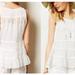 Anthropologie Tops | Maeve By Anthropologie White Sheer Clip Dot Tank Top Size S | Color: White | Size: S