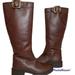 Coach Shoes | Coach Leigh Brown Leather Side Zip Knee High Boots Women’s Size 6.5 New | Color: Brown | Size: 6.5