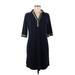 En Focus Studio Casual Dress - Shirtdress: Blue Dresses - Women's Size 8