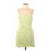 Divided by H&M Cocktail Dress - Mini: Green Dresses - Women's Size Large