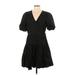 J.Crew Casual Dress - Wrap: Black Dresses - Women's Size Small