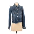 INC International Concepts Denim Jacket: Short Blue Jackets & Outerwear - Women's Size Small