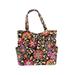 Vera Bradley Tote Bag: Black Floral Bags