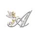 HAODUOO Pin Jewelry Gifts for Women Letter Brooch Pin Women Luxury Angel Letters Brooch Pins Silver Plated Metal Ladies Lapel Collar Pin Scarf Clothes Decor Brooches & Pins