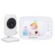 Remote Baby Monitor, Wireless Smart Alarm System, Remote Baby Monitoring, High Resolution Motion Sound Detection, 100-240V, for Toddlers for Outings (UK Plug)