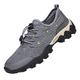 CreoQIJI Trainers Black Elegant Cycling Shoes Men's Waterproof Tennis Shoes Fitness Shoes Trainer Road Running Shoes Trail Running Walking Shoes Comfortable Slip On Trainers, gray, 11 UK