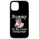 Hülle für iPhone 15 Pro Rummy Is My Love Language Lustiges Kartenspiel Spieler Spieleabend