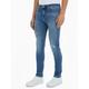 Skinny-fit-Jeans CALVIN KLEIN JEANS "SKINNY" Gr. 30, Länge 30, blau (denim medium) Herren Jeans Röhrenjeans