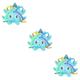 Vaguelly 3pcs Octopus Bath Toy Water Bath Time Toy Baby Bath Toys Floating Bath Outdoor Toddler Playsets Toddler Bath Toys Bathtub Adorable Children Toys Accessories Abs Whale