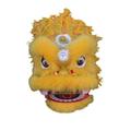 Quepiem Chinese Traditional Kids Lion Dance Mascot Costume Performance for 15+Ages Boys Girls Festival Performances(Yellow)