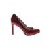 White House Black Market Heels: Burgundy Snake Print Shoes - Women's Size 7 1/2