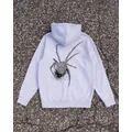 Uomo gotico abbigliamento Spider Cursor stampa Casual felpe larghe Y2k Harajuku Zip Up felpa con