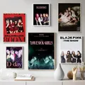 B-BLACK-p-pink Kpop Poster POSTER immagini a parete per soggiorno autunno Decor camera da letto