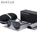 Lunettes de soleil homme BARCUR polarisées UV400 Protection voyage conduite lunettes pour homme