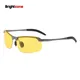 2023 Good Quality Half Rim Yellow Lenses Enlarge View Night Vision Goggles Driver Vision Polarized