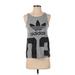 Adidas Active Tank Top: Gray Activewear - Women's Size X-Small