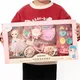 BJD Doll Toys Joint Movable Full Set DIY Toy for Girls Gifts 40CM Box Bicycle Princess Bag Pet Shop