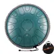 Hluru Glucophone Steel Tongue Drum 12 Inch 13 Notes C Ethereal 13 inch 15 Notes Drum Handpan